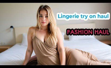 4K Transparent Lingerie Try On Haul Hot Sheer Outfits Revealed See Through Bikini Looks