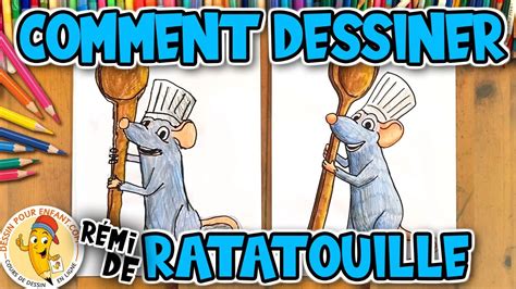 Comment Dessiner R Mi Du Film Ratatouille Youtube