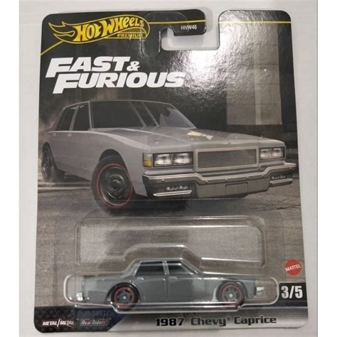 Xe đồ chơi Hot Wheels 2025 Premium Fast Furious 1987 Chevy Caprice Shopee Việt Nam
