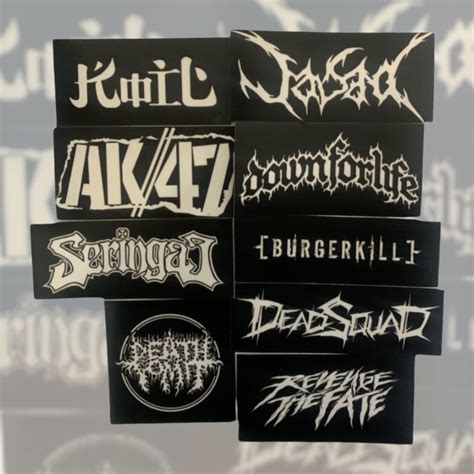 Jual Sticker Band Rock Hardcore Metal Indonesia KOIL SERINGAI