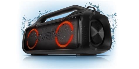 Портативная колонка SVEN PS-390 получила неплохую защиту
