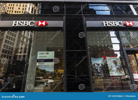 Bank Branch of HSBC in New York, USA Editorial Photo - Image of hsbc ...