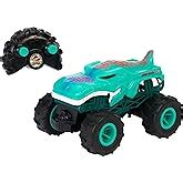 Amazon Hot Wheels Monster Trucks RC Toy Large Remote Control 1 6th Scale Mega Wrex All