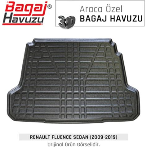 Born Garage 2015 Renault Fluence Bagaj Havuzu 3D Tam Uyumlu Fiyatı