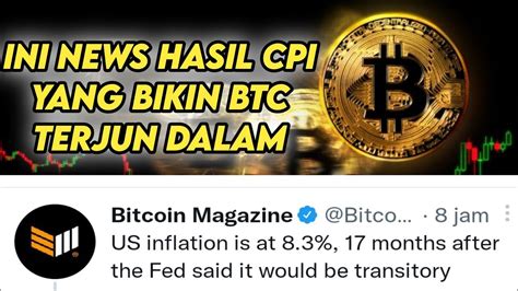 Hasil Cpi Tentang Inflasi Yang Sangat Mengerikan Untuk Harga Btc