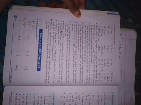 Tick The Correct Answer Science 1