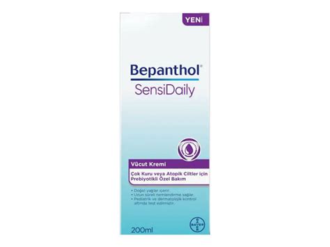 Bepanthol Sensidaily Nemlendirici Vücut Kremi 200 Ml Bonaliva