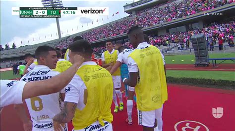 Gol Anota Para Pumas Unam Juan Ignacio Dinenno Deportes Liga Mx