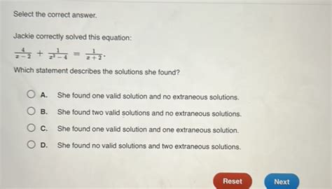 Select The Correct Answer Jackie Correctly Studyx