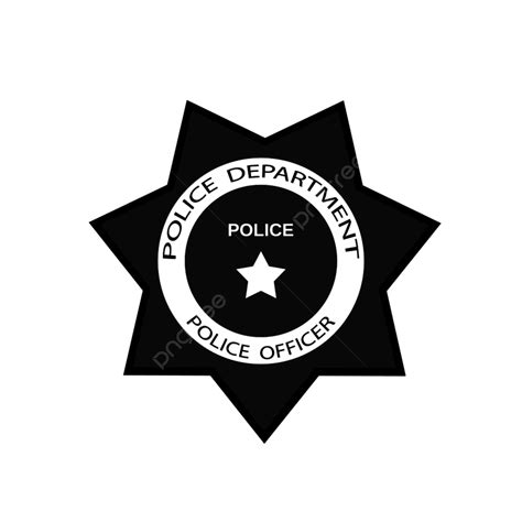 Police Badge With Star In Flat Style Star Drawing Star Sketch Agent