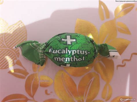 Конфеты ROSHEN Эвкалипт-ментол - «Пить их с чаем точно не следует» | отзывы