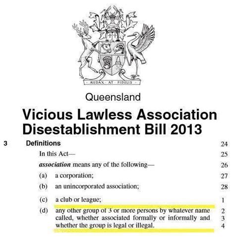 How The Queensland Governments Anti Bikie Laws Are An Affront To Human