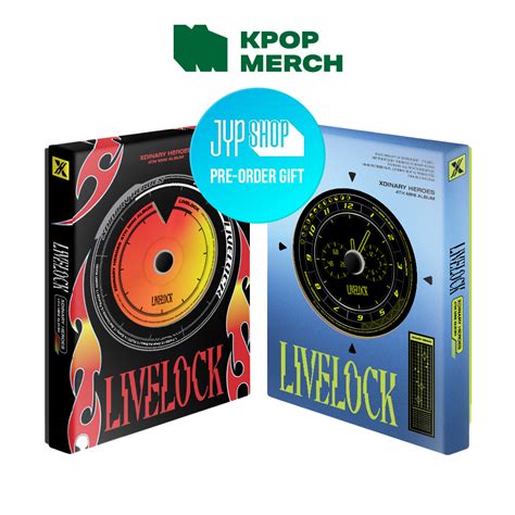 JYP Shop POB Xdinary Heroes 4th Mini Album Livelock Shopee