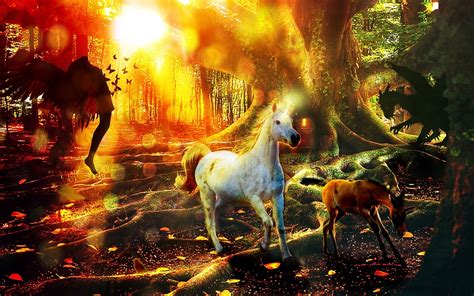 Fantasy Unicorn Forest · Free photo on Pixabay