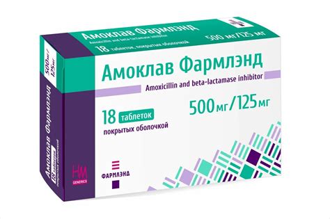 Амоксиклав Фармленд – Telegraph