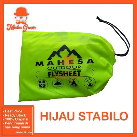 Jual Mahesa Outdoor Outer Tarptent Flysheet 4x3 Waterproof Bushcraft