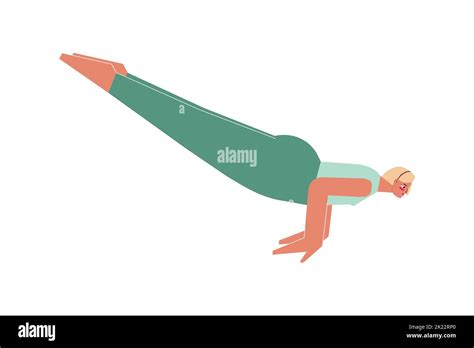 Illustration Vectorielle Isol E Avec Personnage F Minin Jeune Adulte Plat La Femme Blonde