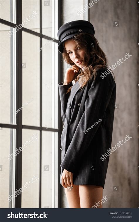 Beautiful Girl Sexy Brunette Business Lady Stock Photo Shutterstock