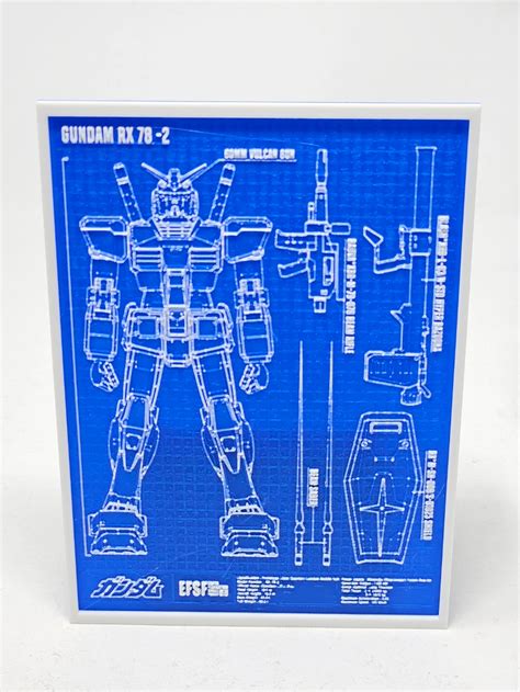 Rx 78 2 Mobile Suit Gundam Blueprint Hueforge By Jamisonusmc Makerworld