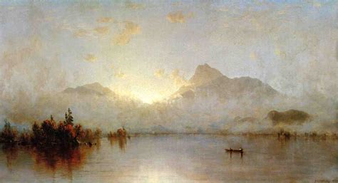 A Sunrise On Lake George 1877 1879 Painting Sanford Robinson Ford