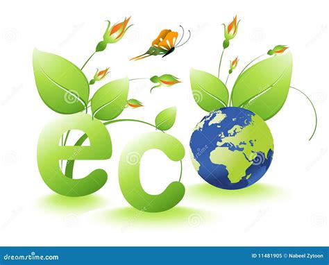 Ecology Concept Stock Vector Illustration Of Natural