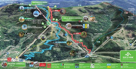 Map Pistes And Lifts In Szczyrk