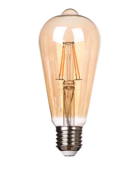 Masterled Żarówka Led St64 E27 6w 2200k Amber Multilampy Pl