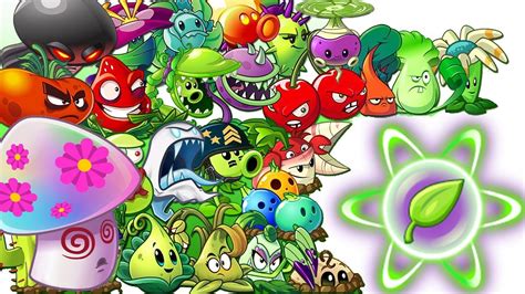 Pvz 2 All Old Plant Max Level Use 5 Plant Food Vs 50 Amberhead Zombie