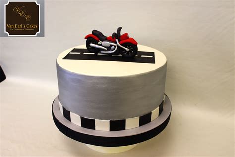 Motorcycle Theme Cake Green Wedding Cake