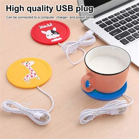 Silikon Tee Kaffee Tasse Wärmer USB Heizung Cup Pad Milch Becher