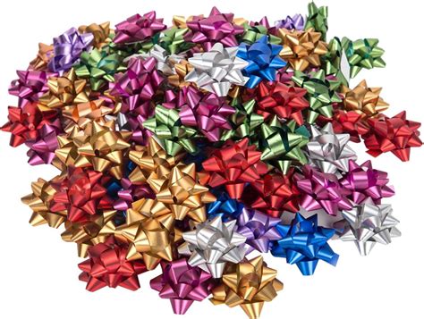 Amazon Pack Of 36 Self Adhesive Gift Bows In Assorted Colors Peel