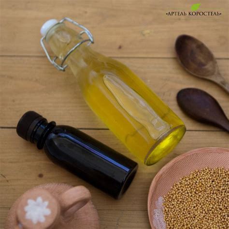 Горчичное масло холодного отжима купить из Артели Коростель