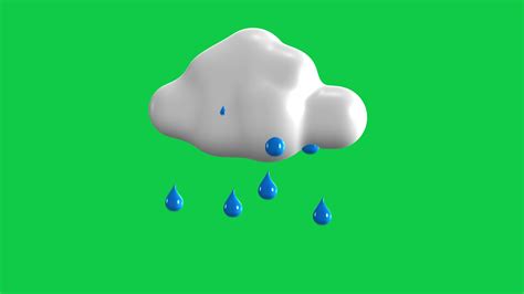 Rain cloud animation 27169009 Stock Video at Vecteezy