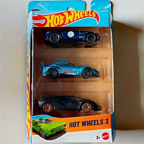HOT WHEELS PACK OF 3 2025 Includes 20 Toyota GR Supra Lambprghini