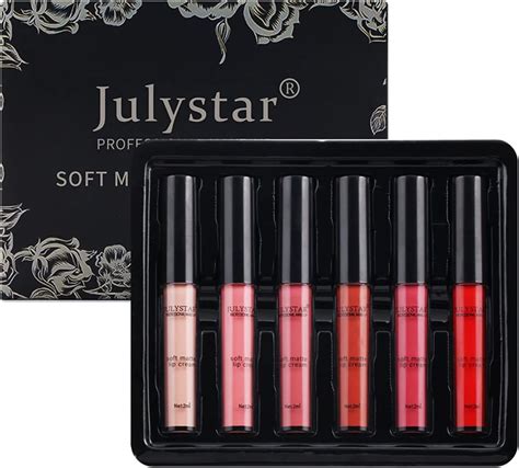 Set Di Lucidalabbra Opaco Idratante FantasyDay 6 Pcs Rossetto Matte