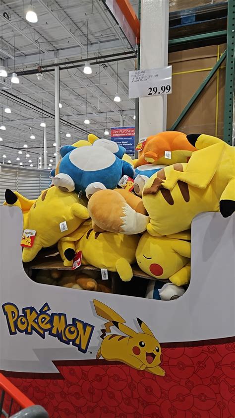 Costco Pokemon Sleeping Plush Inch Page Redflagdeals