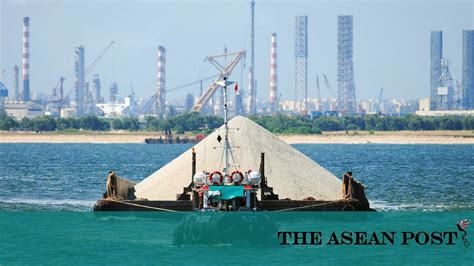 sand   precious resource  singapores development  asean post