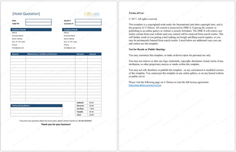 Quotation Template Quote Templates For Word Excel And Pdf