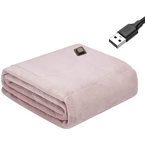 Couverture Chauffante Usb En Laine Polaire Chaude Chauffée Châle Et