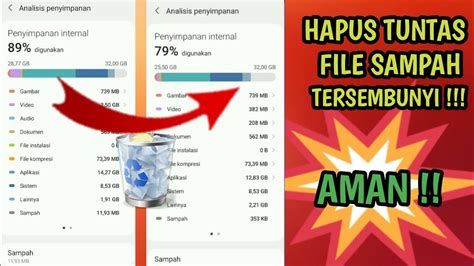 Cara Hapus File Sampah Di Android Cara Hapus Sampah Di HP Sampah