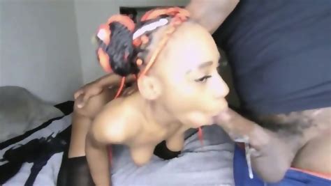 Juicy Ass Ebony Hottie Deep Throats And Pounded By Bbc