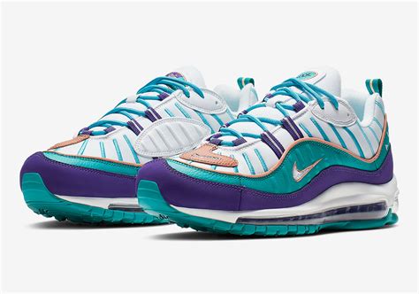 Nike Air Max 98 Purple Teal 640744 500 Release Info