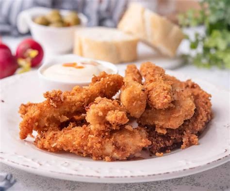 Patatas Fritas Con Pollo En Freidora De Aire