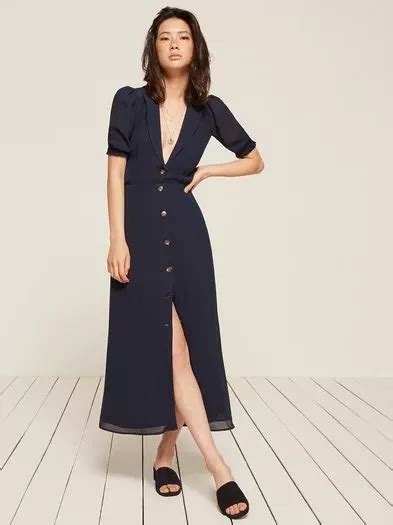Being Naked Is The Most Sustainable Option We Re This Is A Midi Length Dress With A