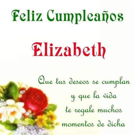 IMÁGENES DE CUMPLEAÑOS CON NOMBRE ELIZABETH PARA DESCARGAR GRATIS