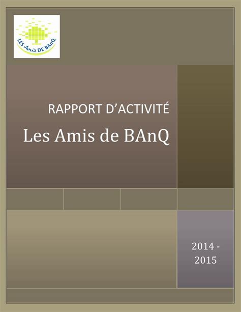 Pdf Les Amis De Banq Les Membres Du Conseil Et Leurs Au Suivi