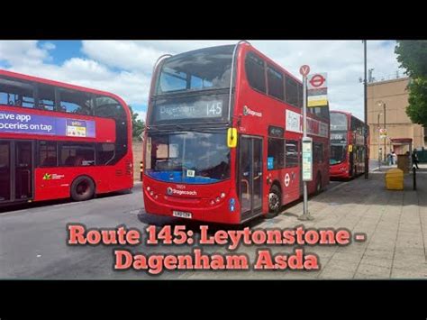 London Bus Route 145 Leytonstone Dagenham Asda 19854 LX12 CZH