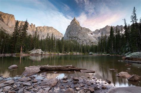 7 Mile Hike To This View Of Lone Eagle Peak From Mirror Lake Indian