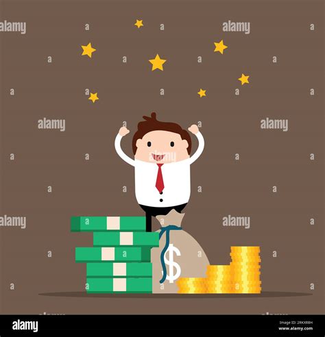 Success Hard Work And Determination Concept Vector Art Stock Vector