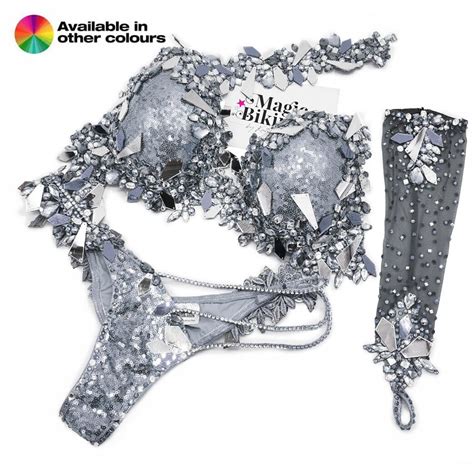 Stage Bikini Quick Ship Glam Diva Shattered Deluxe Suit Magic Bikinis Custom Competition